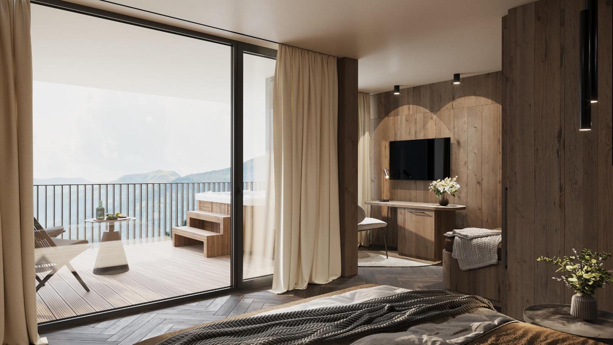 Отель Sonnenberg Panorama Dolomites Wellbeing Маранца Экстерьер фото